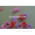 new product well design colorful hollow silicone ring finger